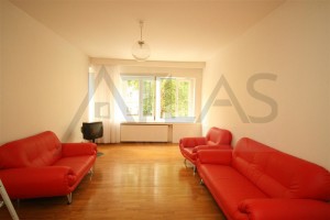 Living Room - For Rent; 3-bedroom Flat - Prague 1 - Nové Město, Klimentská str.
