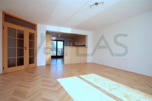 Living room with view of kitchen - For Rent: 4-bedroom Family House, Nebusice, near ISP 