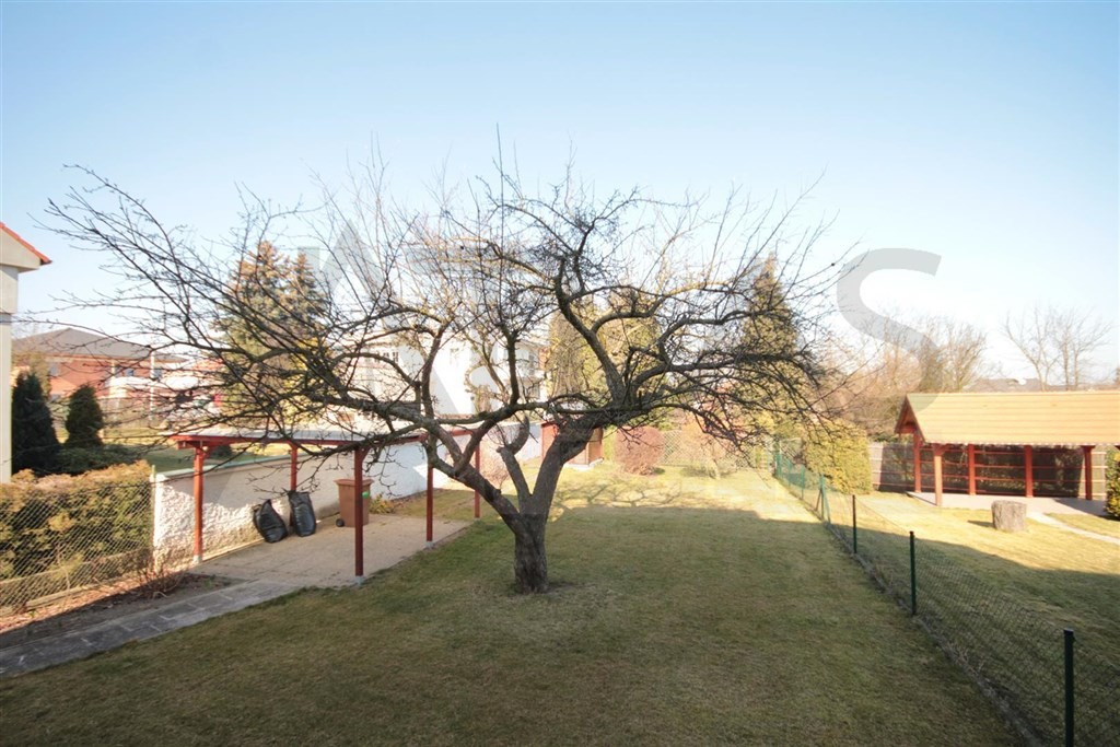 Spacious backyard - For Rent: 4-bedroom Family House, Nebusice, near ISP