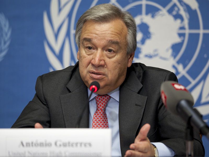 António Guterres Generální tajemník Organizace spojených národů – 