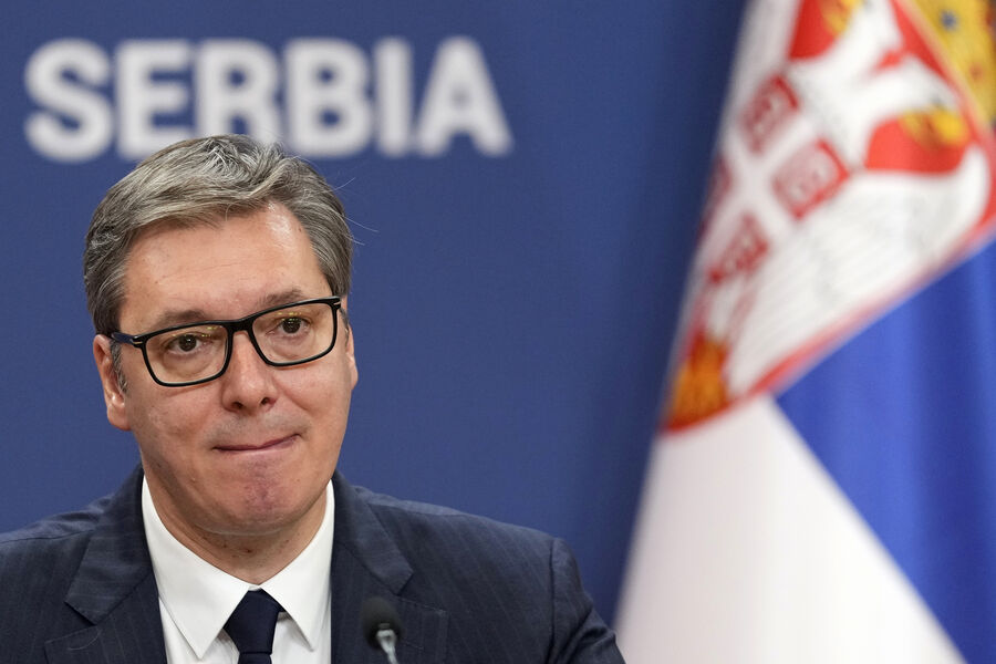 Srbský prezident Aleksandar Vučič