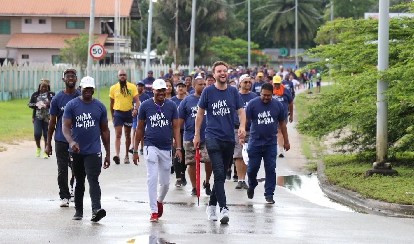 Walk the Talk Challenge 2023 v Surinamu – výzva Zdraví pro všechny